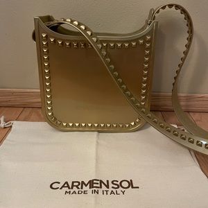 Carmen Sol Toni Metallic Jelly Mid Crossbody